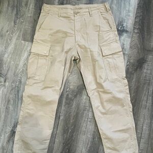 Beige Cargo Pants
